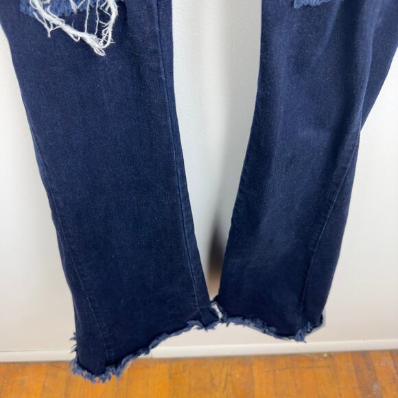 Show Me Your Mumu Womens Berkeley Bells Rainstorm Pull-On Flare Jeans Small - Picture 3 of 10